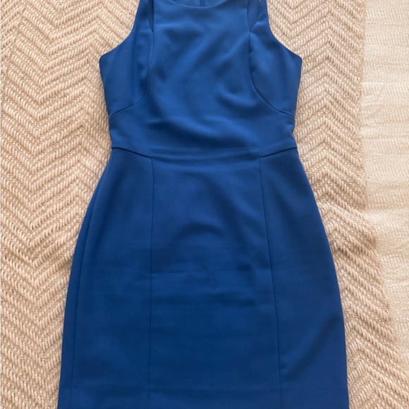 French Connection Royal Blue Midi Dress - Picture 1 of 4